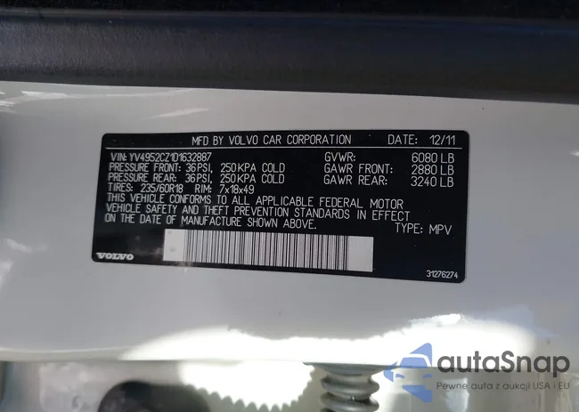 YV4952CZ1D1632887: 44160955