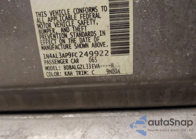 1N4AL3AP9FC249922: 44160960