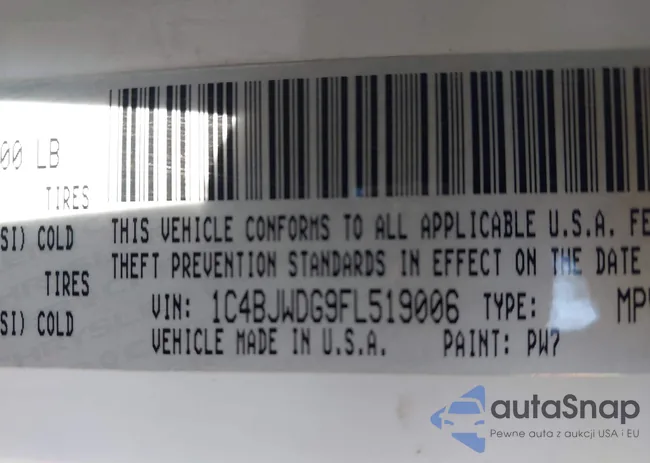 1C4BJWDG9FL519006: 44161051