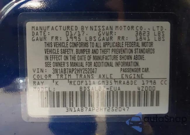 3N1AB7AP2HY252047: 44160092