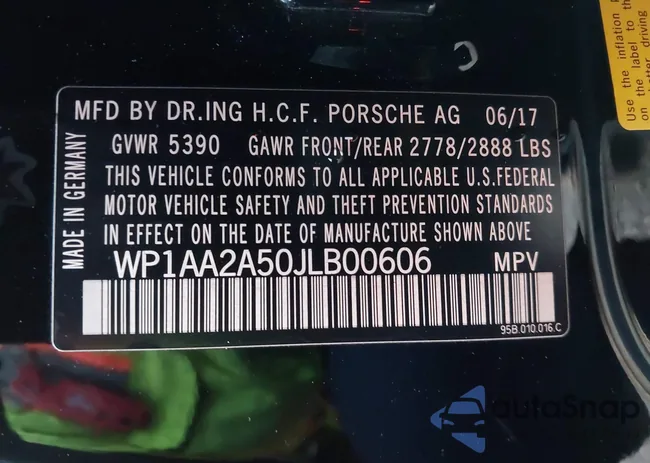 WP1AA2A50JLB00606: 44160220