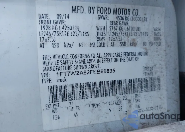 1FT7W2A62FEB66835: 44160370