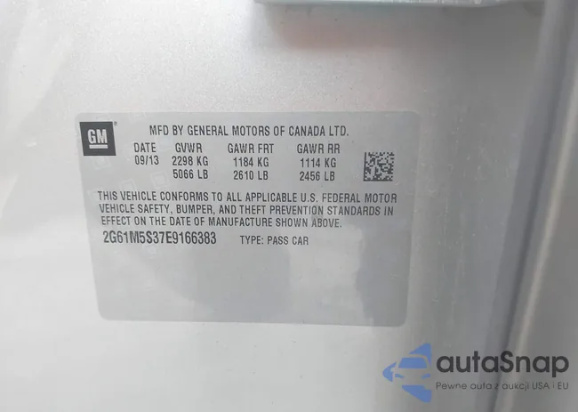 2G61M5S37E9166383: 44160425