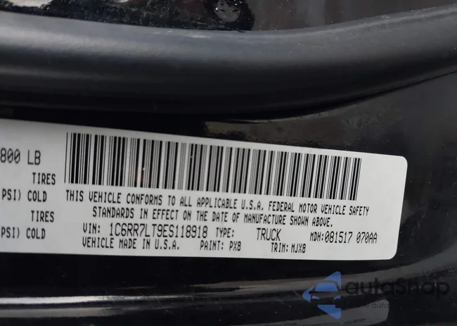 1C6RR7LT9ES118918: 44161618