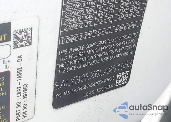 SALYB2EX6LA291853: 44161626