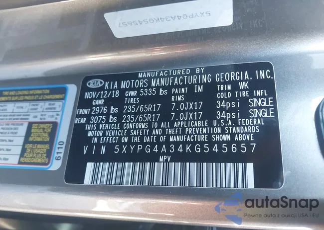 5XYPG4A34KG545657: 44161684