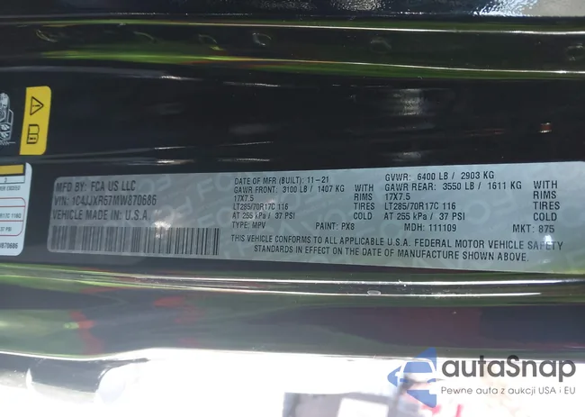 1C4JJXR67MW870686: 44161692