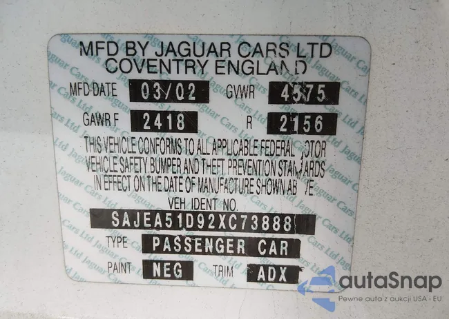 SAJEA51D92XC73888: 44161712