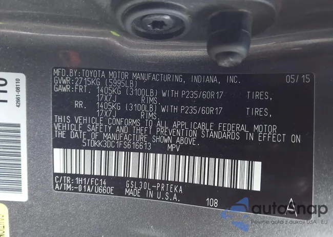 5TDKK3DC1FS616613: 44161778