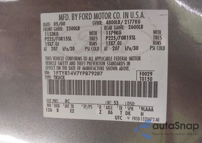 1FTYR14V7YPB79287: 44161801