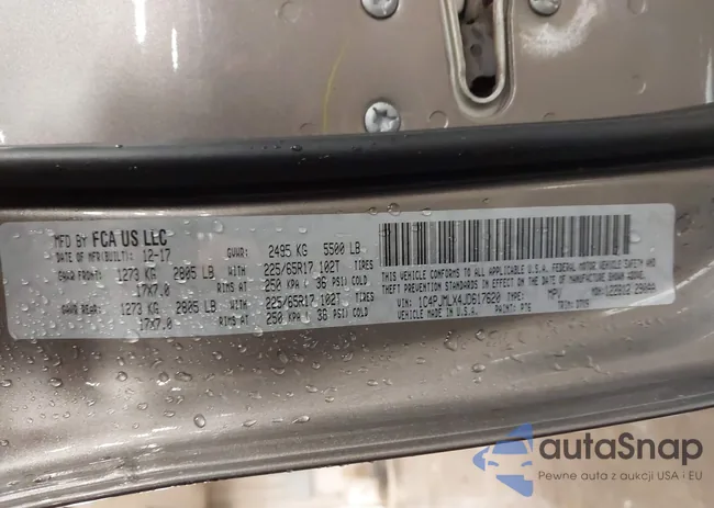 1C4PJMLX4JD617620: 44161963