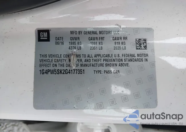 1G4PW5SK2G4177351: 44162014
