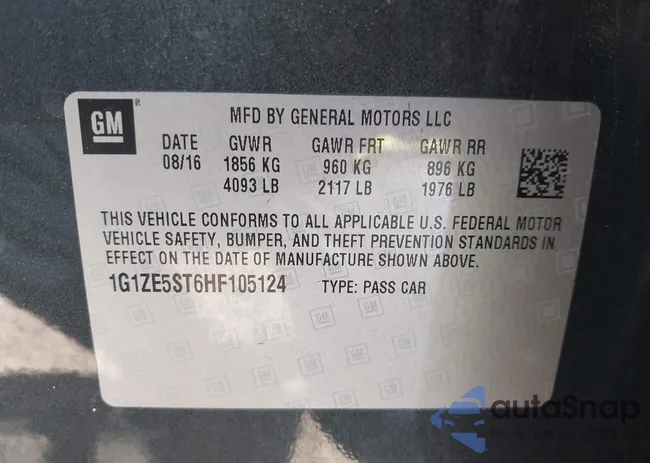 1G1ZE5ST6HF105124: 44161079