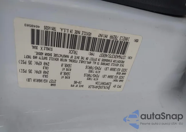 1D7HW42K37S146937: 44161137