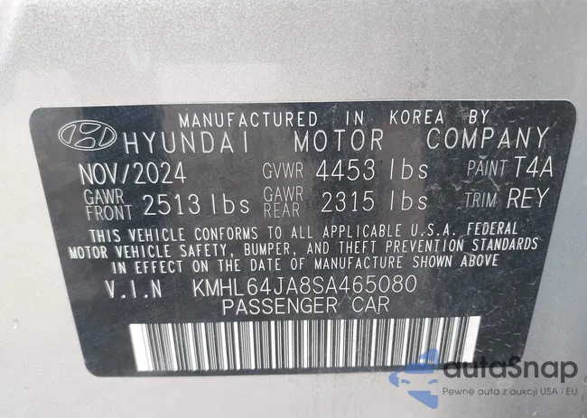 KMHL64JA8SA465080: 44161242