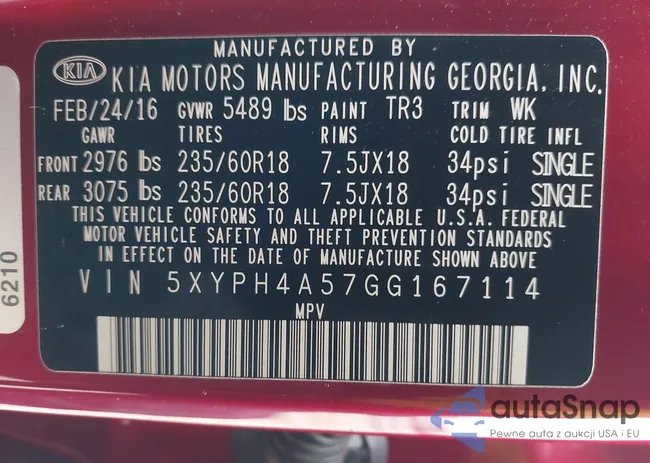 5XYPH4A57GG167114: 44162473