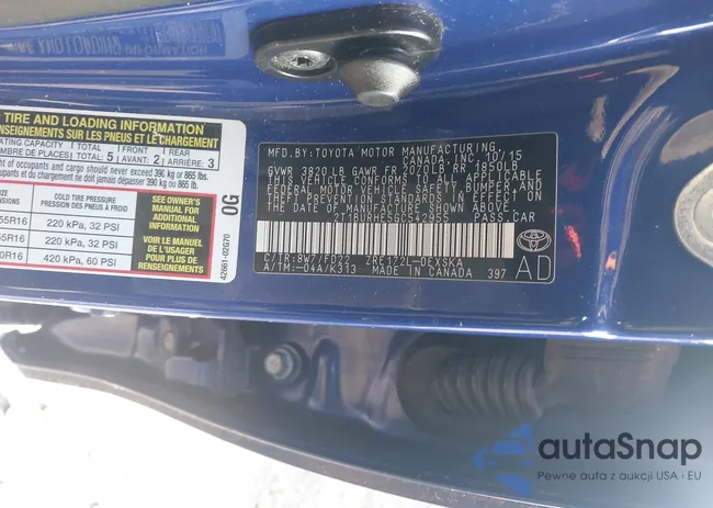 2T1BURHE5GC542955: 44162522