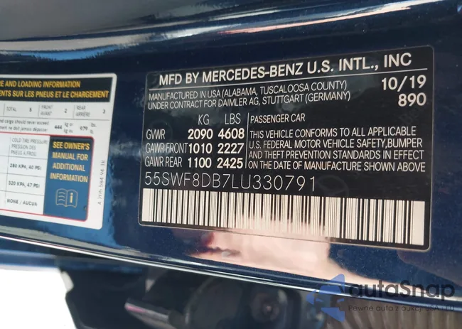 55SWF8DB7LU330791: 44162532