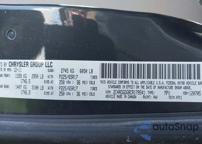 2C4RDGDG8CR179541: 44162751