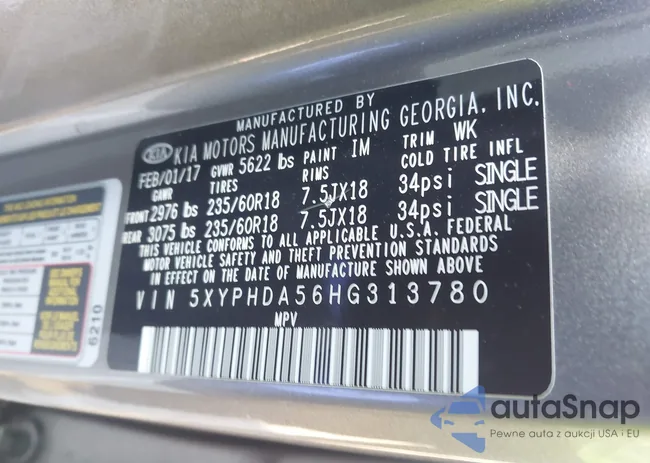 5XYPHDA56HG313780: 44162899