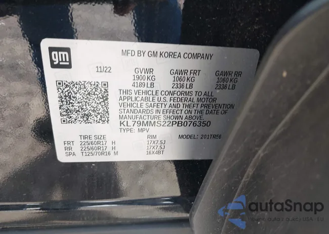 KL79MMS22PB076350: 44162987