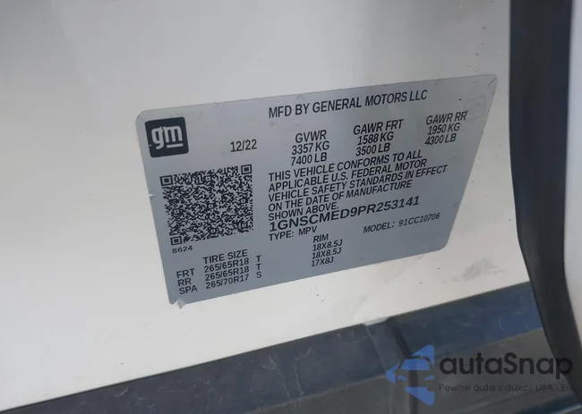 1GNSCMED9PR253141: 44162107