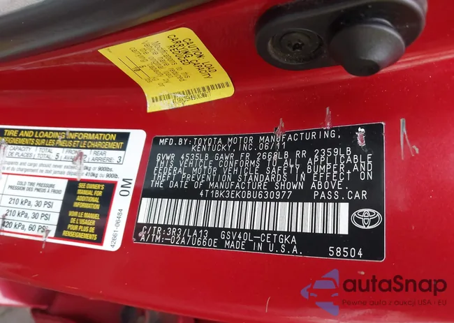 4T1BK3EK0BU630977: 44162351