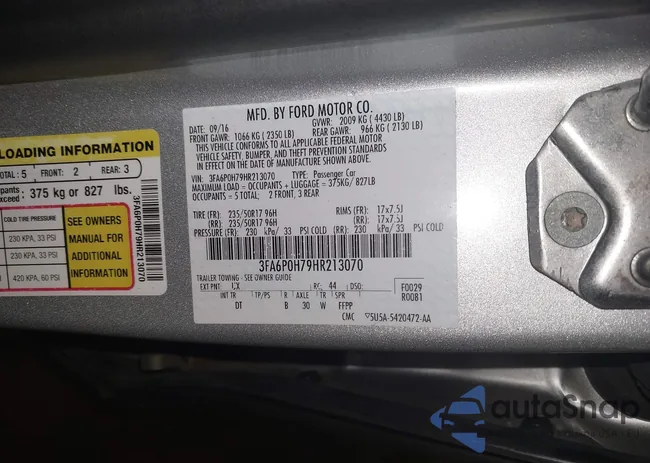 3FA6P0H79HR213070: 44163571