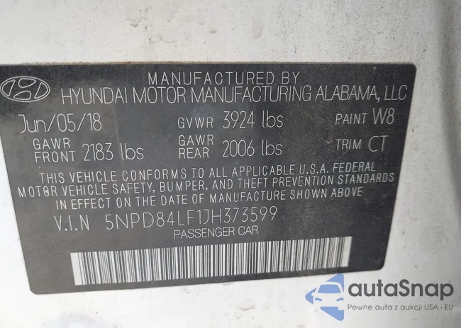 5NPD84LF1JH373599: 44163708