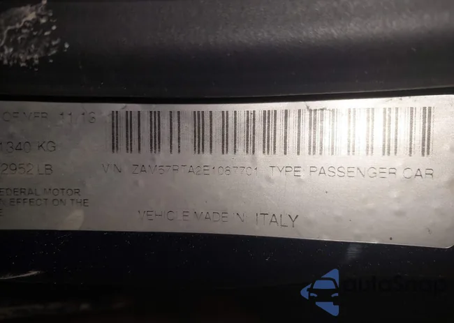 ZAM57RTA2E1087701: 44163779