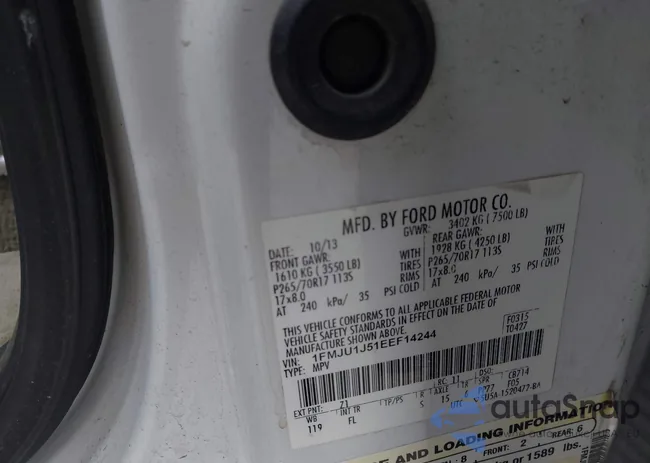 1FMJU1J51EEF14244: 44163838