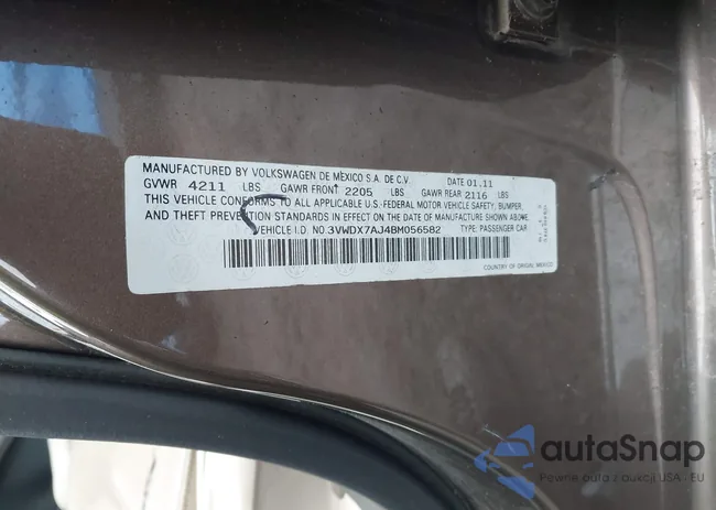 3VWDX7AJ4BM056582: 44163864