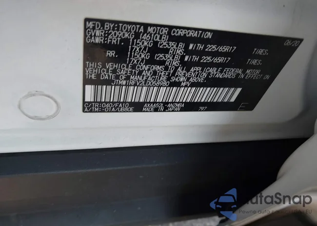 JTMW1RFV2LD058980: 44163151