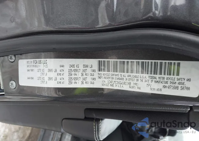 1C4PJMCSXGW101148: 44163250