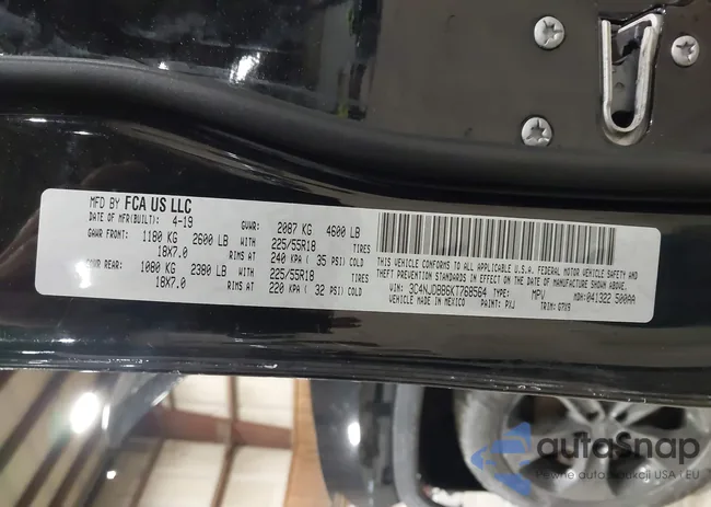 3C4NJDBB6KT768564: 44163291