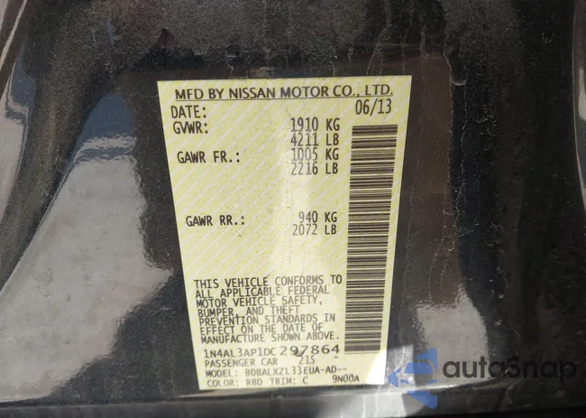 1N4AL3AP1DC297864: 44164461