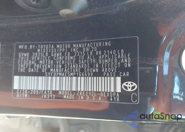 5YFDPMAE5MP166699: 44164485