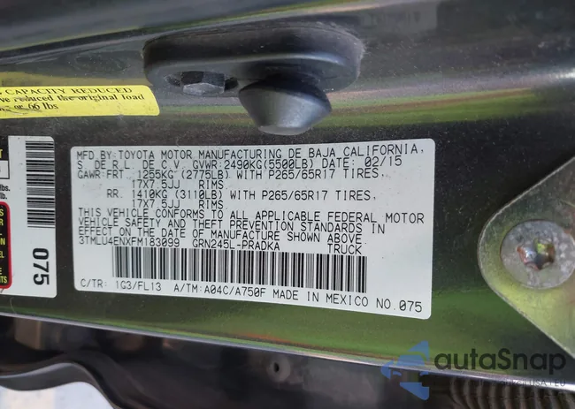 3TMLU4ENXFM183099: 44164531