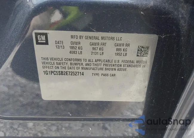 1G1PC5SB2E7252714: 44164558