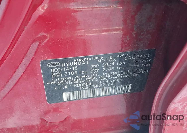 KMHD84LF2KU840984: 44164615