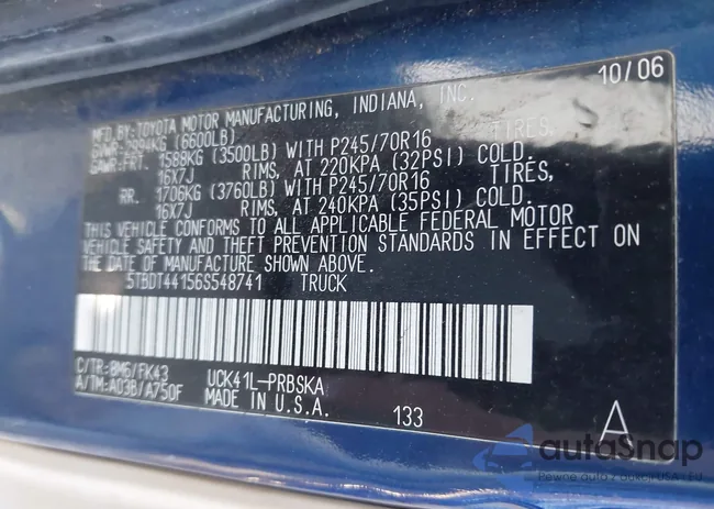 5TBDT44156S548741: 44164618