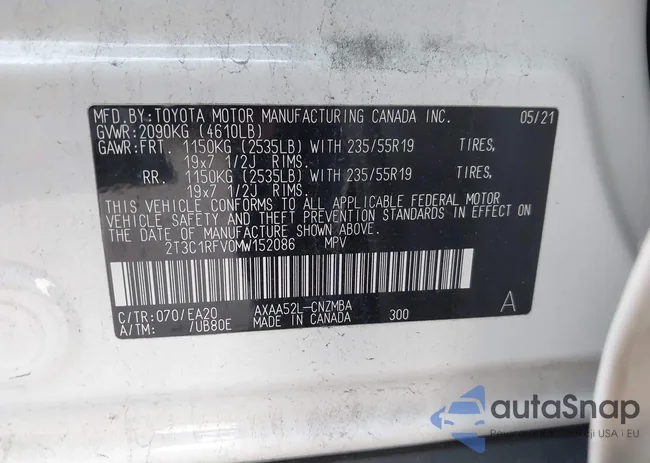 2T3C1RFV0MW152086: 44164682