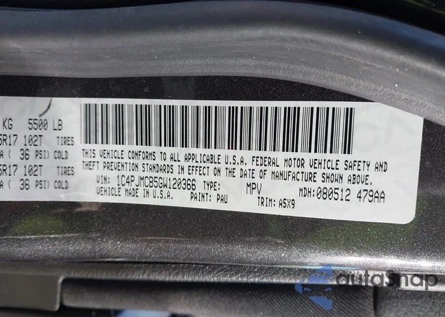 1C4PJMCB5GW120366: 44164735