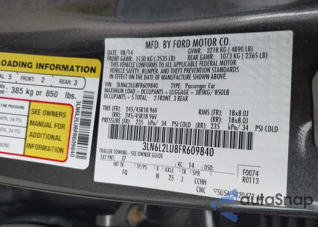 3LN6L2LU8FR609840: 44164935