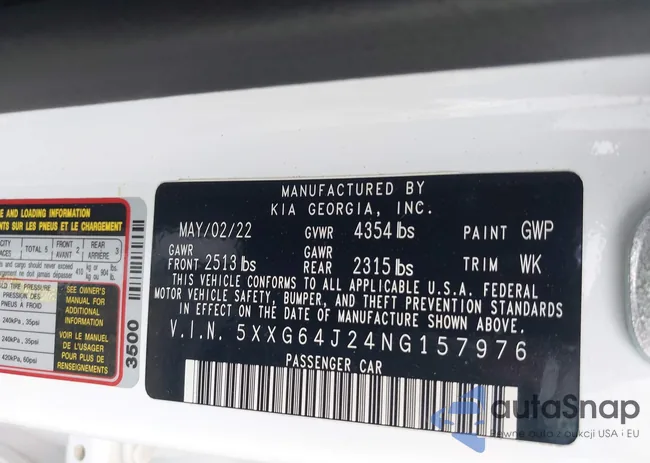 5XXG64J24NG157976: 44164065