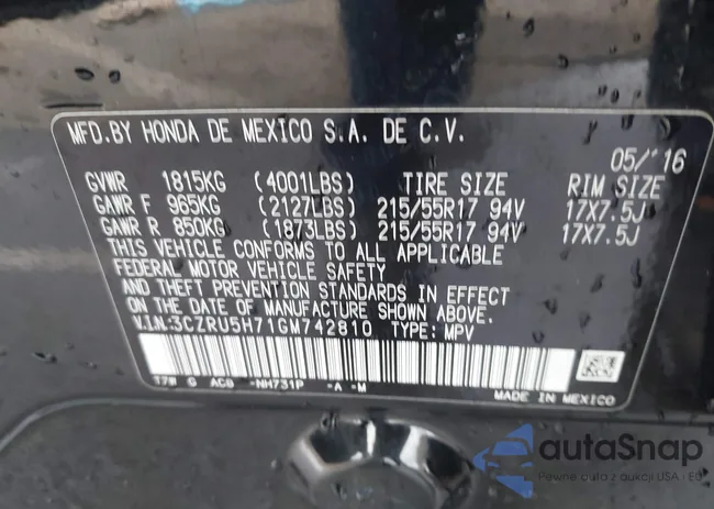 3CZRU5H71GM742810: 44164106