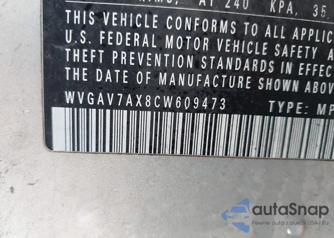 WVGAV7AX8CW609473: 44164131
