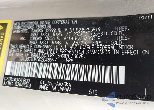 JTJBC1BA5C2048997: 44164153