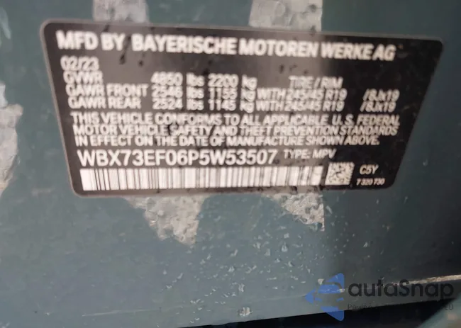 WBX73EF06P5W53507: 44164240