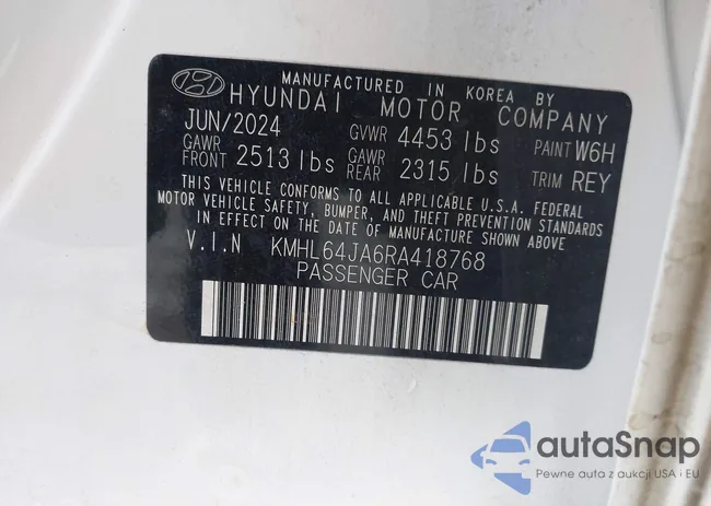 KMHL64JA6RA418768: 44164272